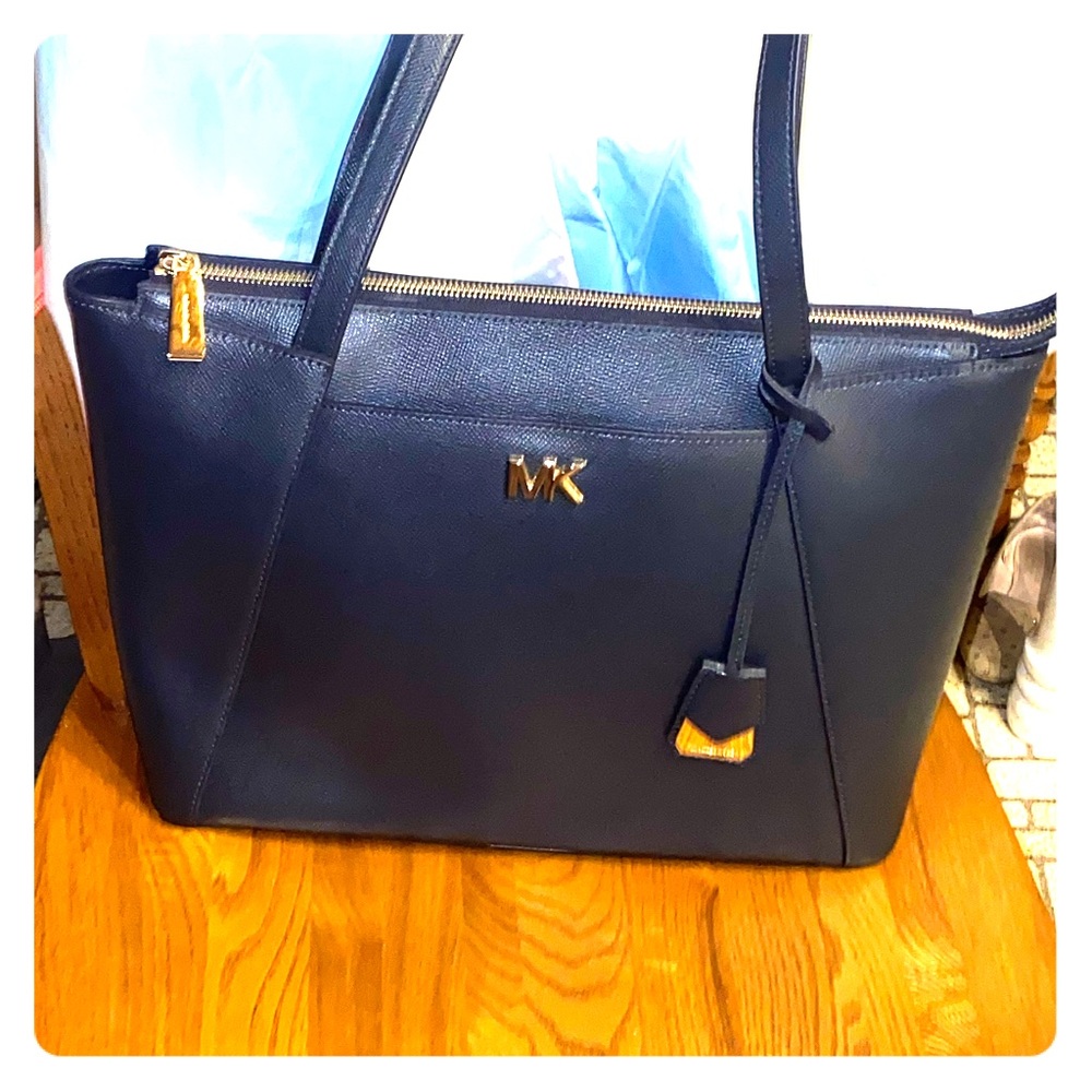 Navy blue Michael kors bag